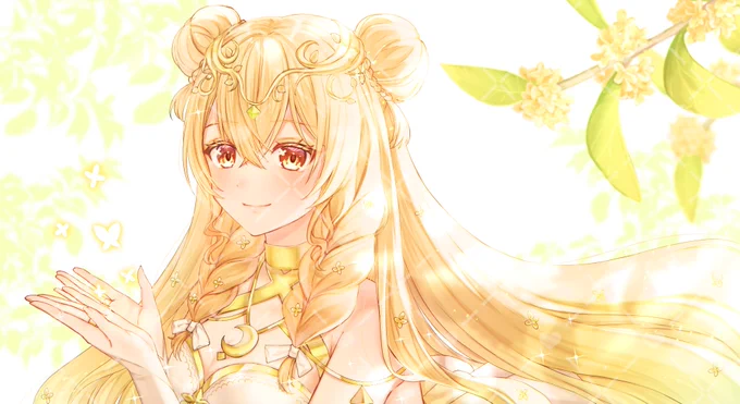 報告が遅くなってしまいましたが、リリアンヌさん(  )の待機画面のイラストを描かせていただきました!ぜひ配信でご覧ください!#Vtuber 