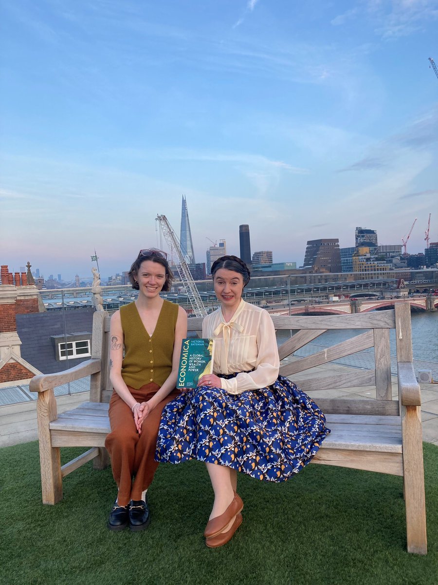 Dr Victoria Bateman (@vnbateman) on Twitter photo Excited to speak about my forthcoming book - #Economica: A Global History of Women, Wealth & Power - on the rooftop of <a href="/HachetteUK/">Hachette UK</a> alongside my fabulous assistant editor <a href="/hollyprdhm/">holly purdham 🌻</a> <a href="/HeadlinePress1/">Headline Press</a> <a href="/headlinepg/">Headline Books</a>. Preorder your copy here: amazon.co.uk/ECONOMICA-glob… 📚 Excited to speak about my forthcoming book - #Economica: A Global History of Women, Wealth & Power - on the rooftop of <a href="/HachetteUK/">Hachette UK</a> alongside my fabulous assistant editor <a href="/hollyprdhm/">holly purdham 🌻</a> <a href="/HeadlinePress1/">Headline Press</a> <a href="/headlinepg/">Headline Books</a>. Preorder your copy here: amazon.co.uk/ECONOMICA-glob… 📚