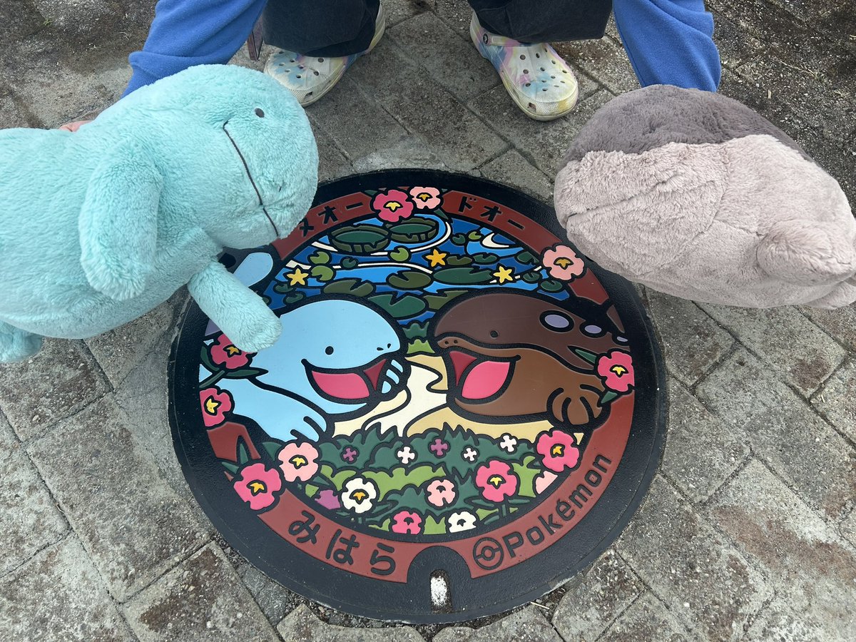 pokekatu15na0's tweet photo. 今回の旅の一番の目的地
三原のポケふた‼️
推し✖︎推しで素晴らしいデザイン
可愛すぎてずっと見てられる
ただ、場所が僻地すぎる🥲 https://t.co/IQrUOhAJ9r