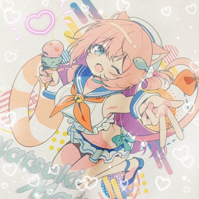 #夏月ウェブポン
【激レア賞】Tシャツです!
以前描いたあかねちゃんをウェブポン用にポップに着彩しました✨背景や文字のデザインも爽やかかわいくして頂いてます!
今年の夏はこれを着て過ごして貰えたら嬉しいです🌊

▼販売ページはこちら▼
https://t.co/QOBnypuIcg
https://t.co/P3TCkU8qZR 