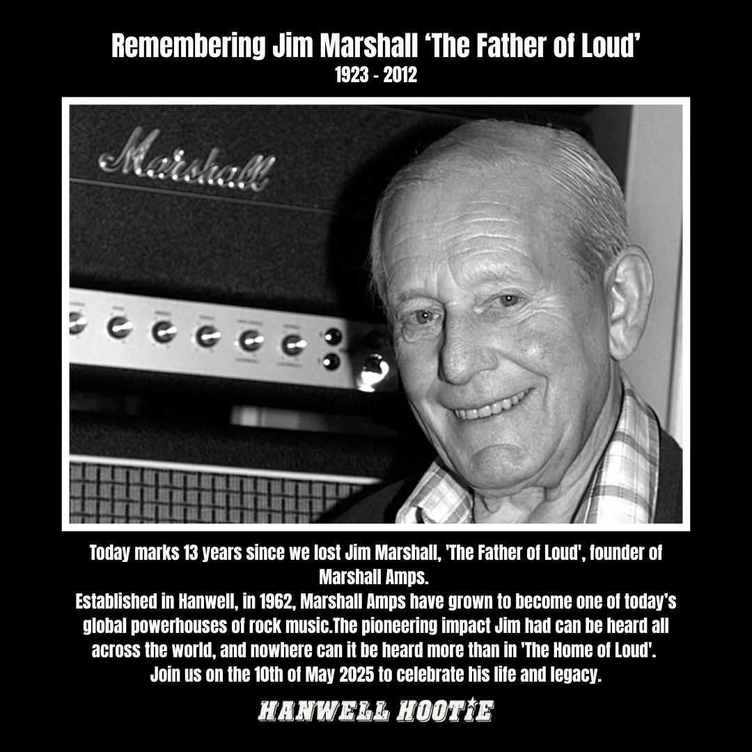 Hanwell Hootie Music Festival (@hanwellhootie) on Twitter photo Happy Father of Loud Day. <a href="/marshallamps/">Marshall Amps</a> <a href="/MarshallRecs/">Marshall Records</a>
It all started in our little corner of West London Happy Father of Loud Day. <a href="/marshallamps/">Marshall Amps</a> <a href="/MarshallRecs/">Marshall Records</a>
It all started in our little corner of West London