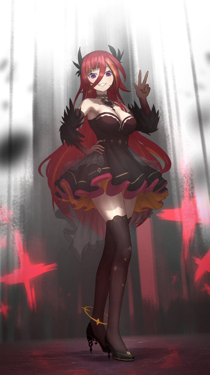 lai9Illustrator's tweet photo. 002-熙歌
畫個活耀、艷麗及把黑洞當傳送門☆☆
#百V繪 #熙R哇SAY https://t.co/GrBKxN0vXk
