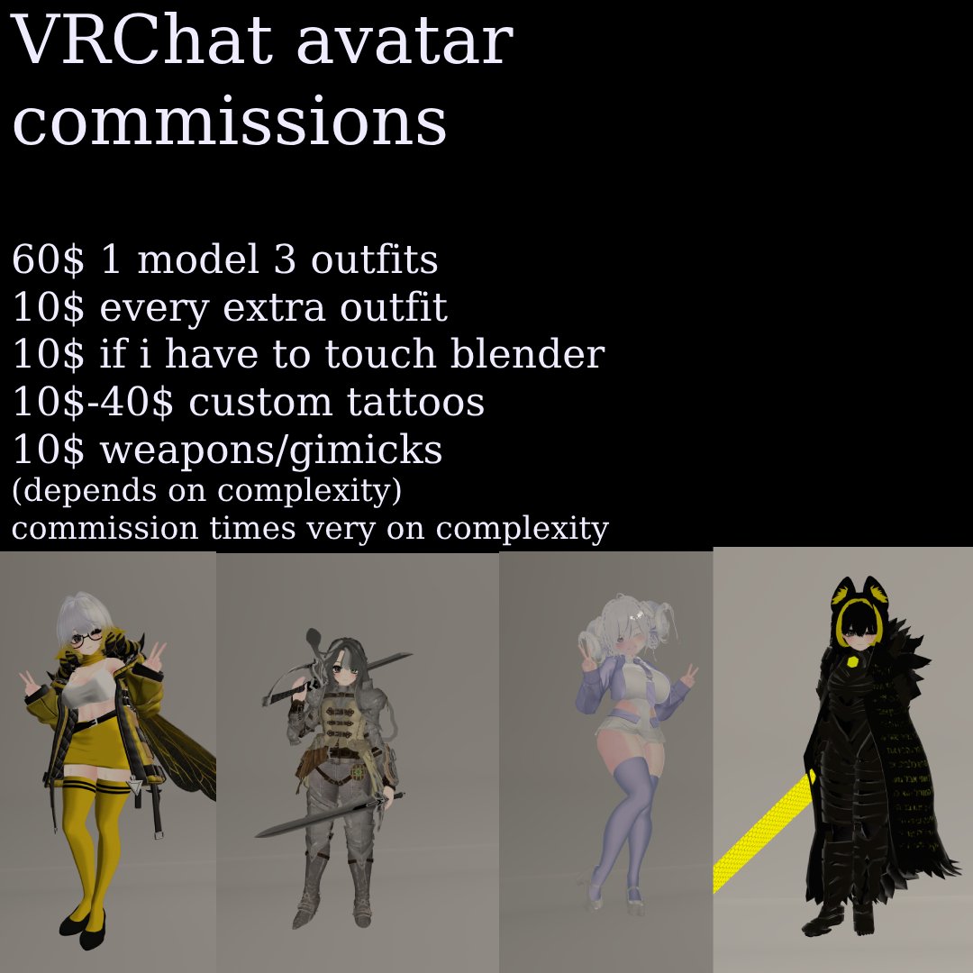 Shade_Eve_'s tweet image. hey guys, my PC and VR are breaking big time.
I need money 0/5 slots please DM me here for inquires