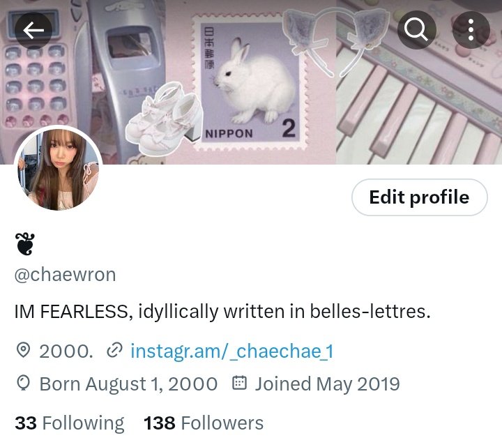Tenshouim's tweet photo. #Zonauang #Zonajajan #ZonaBA

WTS @ Chaewon LE SSERAFIM

Punten BU pisan, tanya-tanya bisa DM aja ya. Hanupis. 😭🙏🏻

t. usn uname username kim chaewon lesserafim april triples gg idol https://t.co/owJXiPZbRj