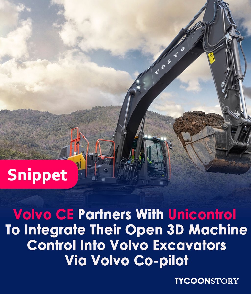 TycoonStoryCo's tweet image. 🚜 Exciting News! Volvo CE is partnering with Unicontrol to integrate 3D machine control into Volvo excavators!

 This groundbreaking tech promises efficiency, flexibility, and ease of use for operators. 

tycoonstory.com

#Constructiontech #Volvoce #Unicontrol