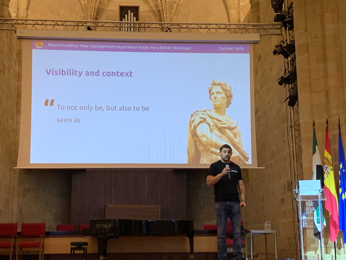 Alvaro J. Hurtado Villegas (@alvar0hurtad0) on Twitter photo Gracias por esta gran charla <a href="/estoyausente/">Samuel SolΓs</a>
sienpre es un placer escucharte porque sienpre se aprenden cosas.
#drupal Gracias por esta gran charla <a href="/estoyausente/">Samuel SolΓs</a>
sienpre es un placer escucharte porque sienpre se aprenden cosas.
#drupal