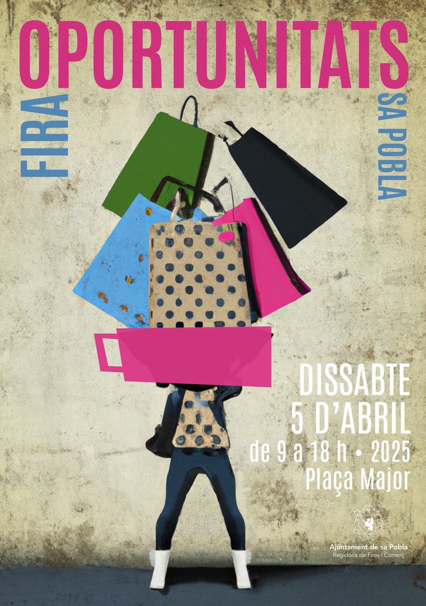 usqueu una ganga en roba i complements o articles per a la llar? llavors no us perdeu la Fira d'oportunitats que se celebra avui a @ajsapPobla. Fins a les 18 hores a la Plaça Major. artsmallorca.com/ca/esdevenimen…
