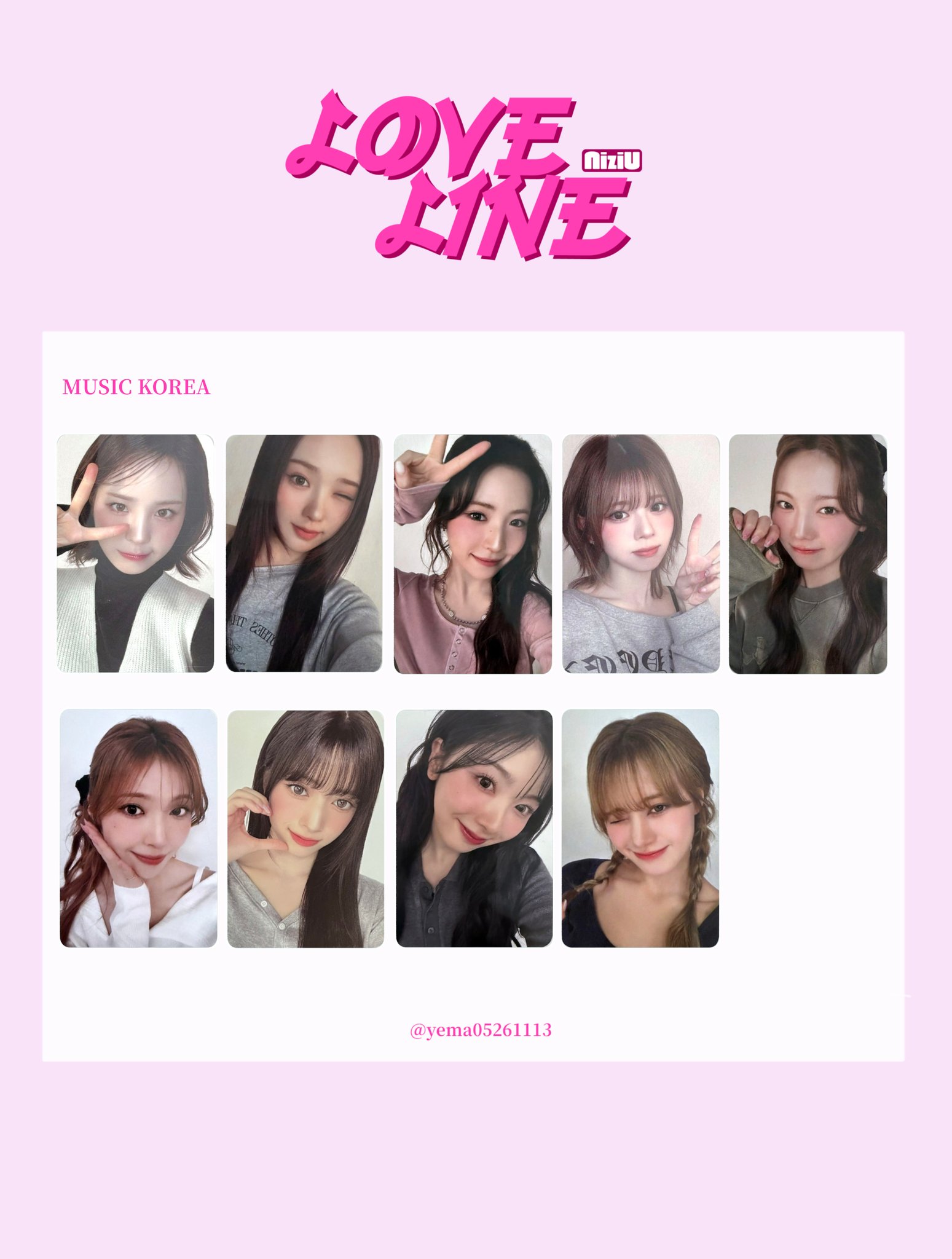 NiziU Love line サノク 事前収録 全員 トレカ｜Yahoo!フリマ