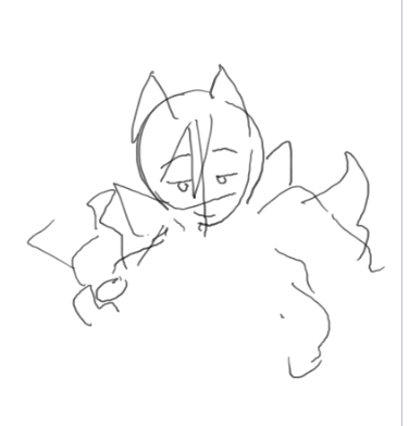 なんかラフい白き御使いでてきたのでみて 