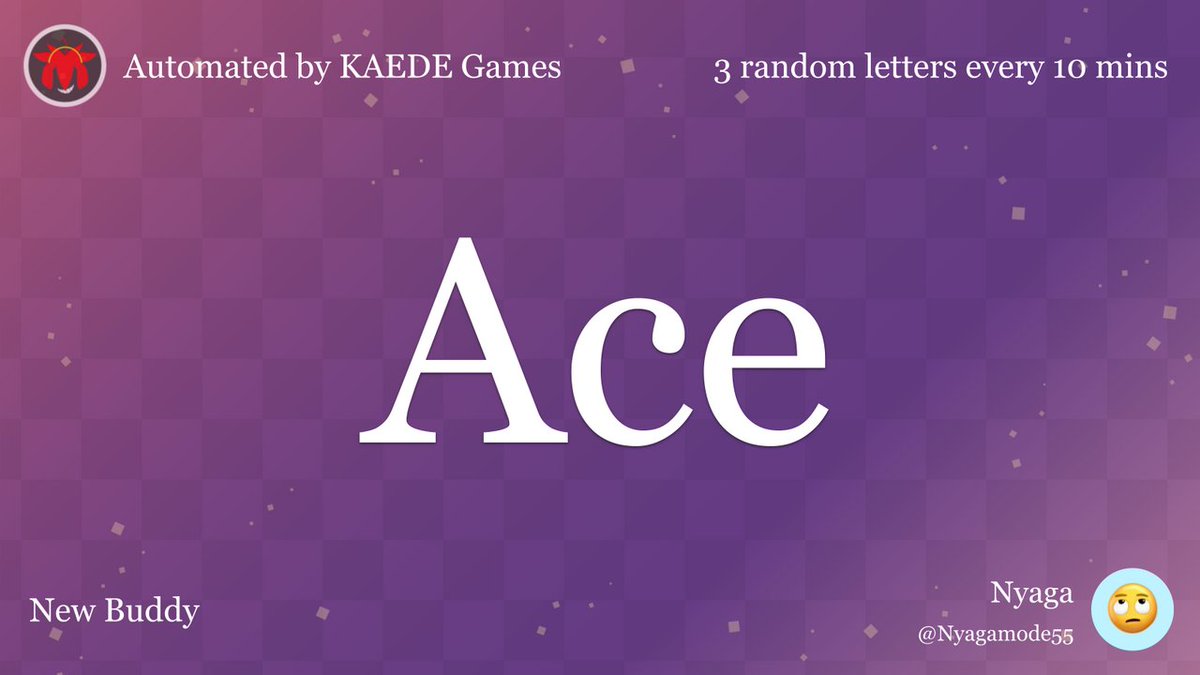 3letter_'s tweet image. Ace