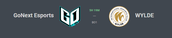 Game day vs <a href="/GoNextEsports/">GoNext Esports</a> let's get it
