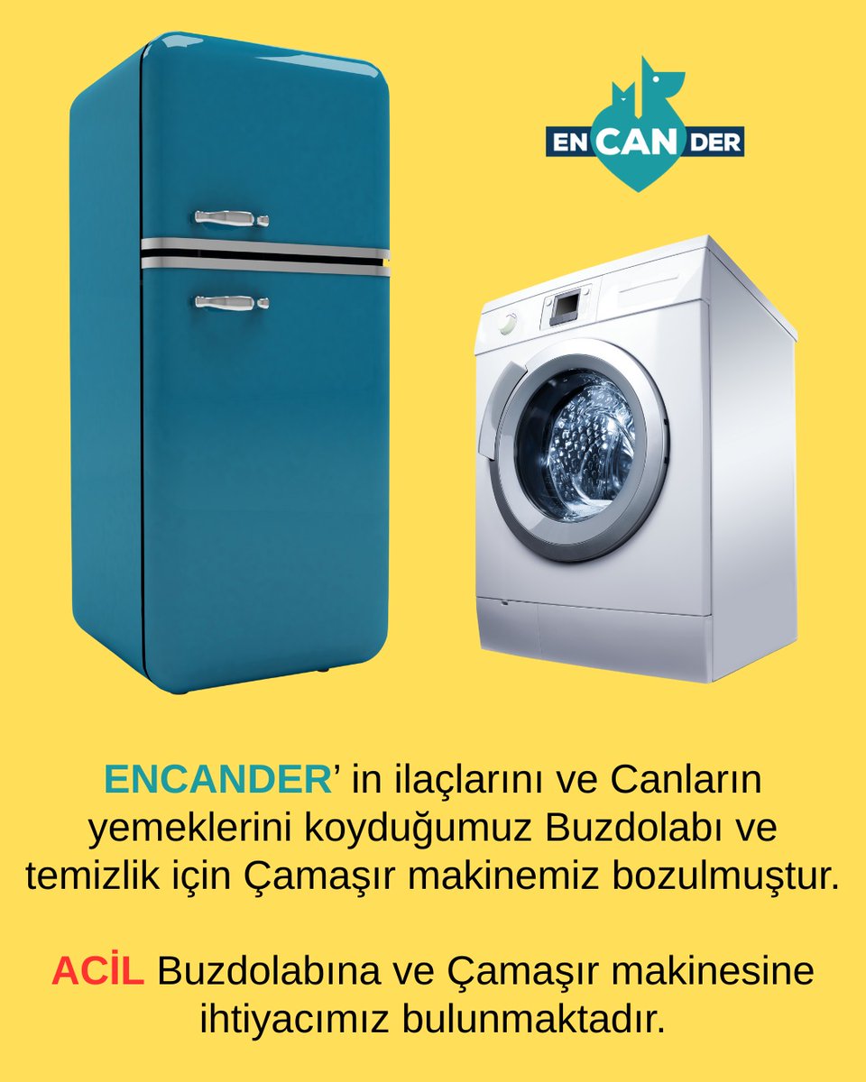 2.el çok acil 1 adet buzdolabı ve 2 adet çamaşır makinesine ihtiyacımız vardır.

Paylaşım rica ediyoruz.