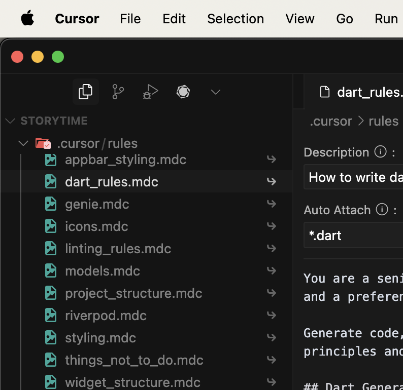 itskofio's tweet photo. Been playing with using @cursor_ai rules across multiple projects without copy-pasting / losing sync

So far, looks like centralizing all my rules in one project and using symlinks for the specific rules I need in each other project works

#buildinpublic / Story app for Noemi 💕 https://t.co/5qJ0ULVOW3