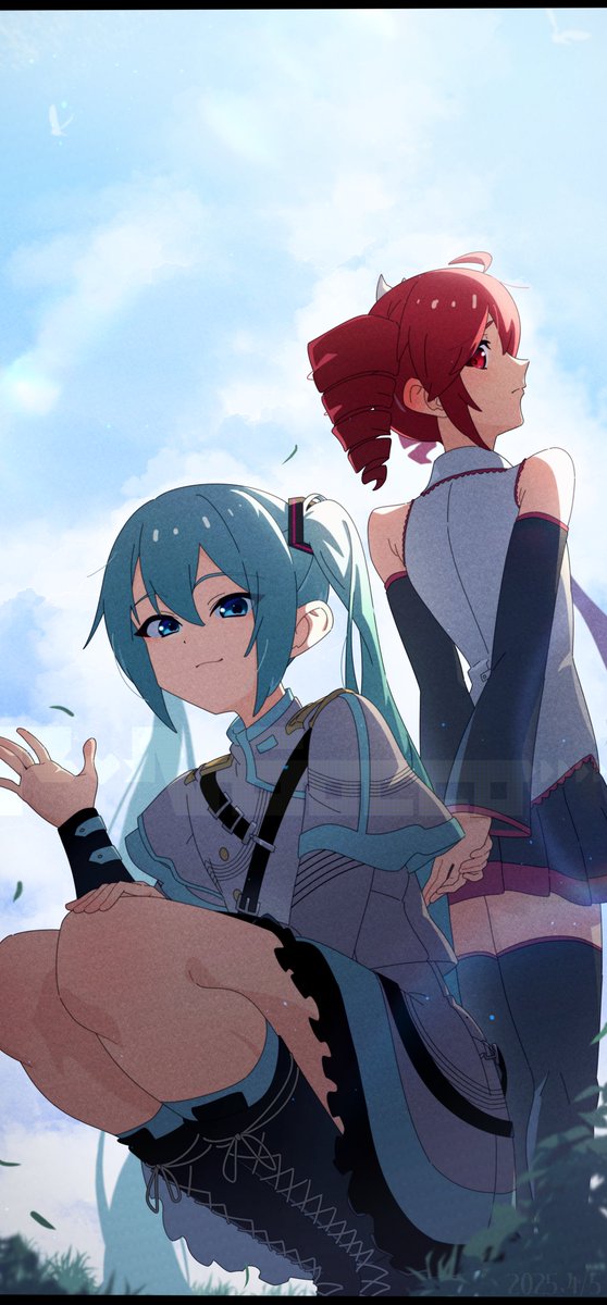 #重音テト  #初音ミク