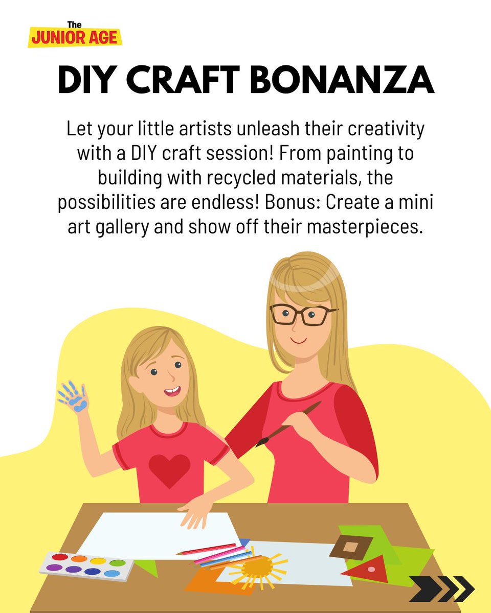 TheJuniorAge's tweet image. Looking for ways to keep the kids entertained without screens? We&apos;ve got a list of fun, engaging, and interactive activities that will spark creativity, learning, and a lot of laughter—all from the comfort of home!

#ScreenFreeWeekend #CreativeKids #FamilyFun #DIYActivities