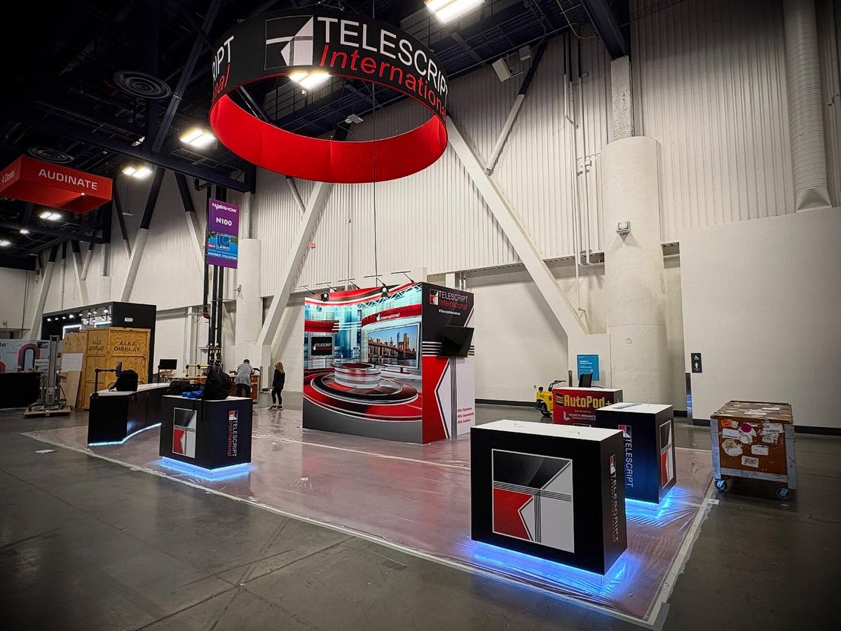 I know we look empty now, but just wait until tomorrow! Come see us at the Las Vegas Convention Center for NAB 2025! We are in booth N139 starting at 10am!

#nabshow #telescript #teleprompter