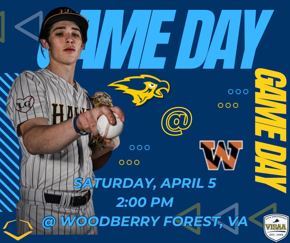 Highland⚾Baseball (@highland_bsbl) on Twitter photo ⚾️Saturday Matinee on the Road⚾️
🆚 <a href="/WFS_Baseball/">Woodberry Forest Baseball</a>
🕑 2:00 PM
🏟️ Woodberry Forest School
📍 Orange, VA
📺 <a href="/GetGameChanger/">GameChanger</a> ⚾️Saturday Matinee on the Road⚾️
🆚 <a href="/WFS_Baseball/">Woodberry Forest Baseball</a>
🕑 2:00 PM
🏟️ Woodberry Forest School
📍 Orange, VA
📺 <a href="/GetGameChanger/">GameChanger</a>