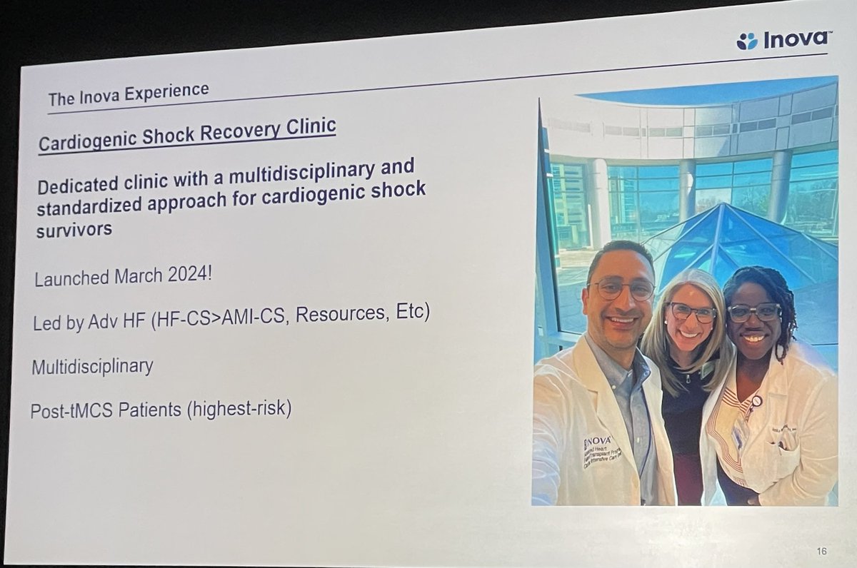 Andrew Higgins (@andrewhigginsmd) on Twitter photo <a href="/ISHVnews/">Inova Schar Heart and Vascular</a> superstar <a href="/iyadisseh/">Iyad Isseh إياد نبيل العسّة</a> outlining the post intensive care syndrome and the unique challenges for CS survivors - care for shock doesn’t end when the devices come out! Has set up clinic screening pts pre discharge and ensuring multidisciplinary follow up to support recovery <a href="/ISHVnews/">Inova Schar Heart and Vascular</a> superstar <a href="/iyadisseh/">Iyad Isseh إياد نبيل العسّة</a> outlining the post intensive care syndrome and the unique challenges for CS survivors - care for shock doesn’t end when the devices come out! Has set up clinic screening pts pre discharge and ensuring multidisciplinary follow up to support recovery