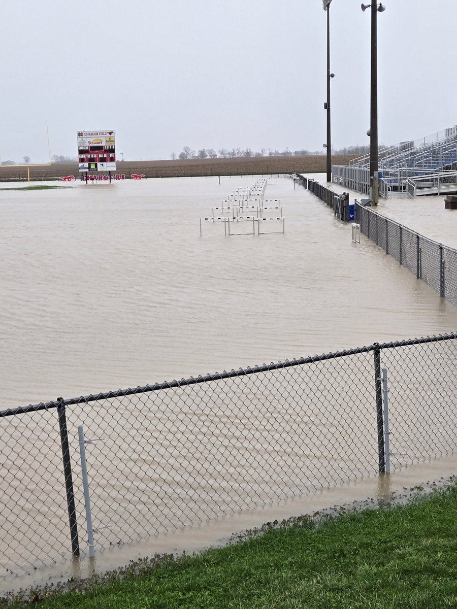 Come on out!  The fishing is great at Charger Lake!  Oh, wait a minute!  That's our track and football field!🤔