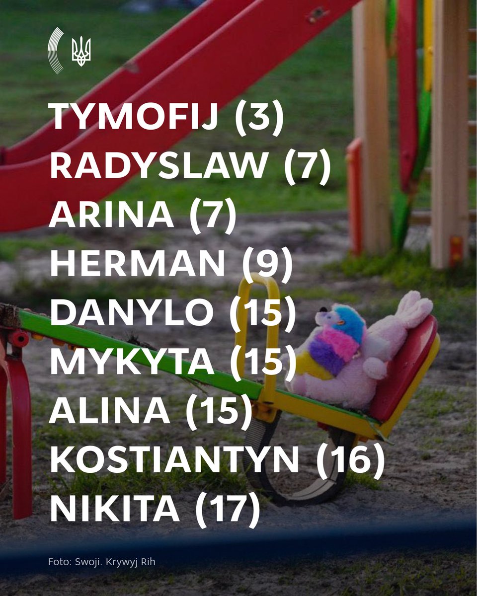 Diese Kinder wurden gestern in Krywyj Rih von einer russischen Rakete getötet.

Appelliert für die Inbetriebnahme von Nord Stream. Setzt euch für die Aufhebung der Sanktionen ein. Geht zu den Ostermärschen gegen Waffenlieferungen.

Wenn euch die Liste der Namen zu kurz ist.