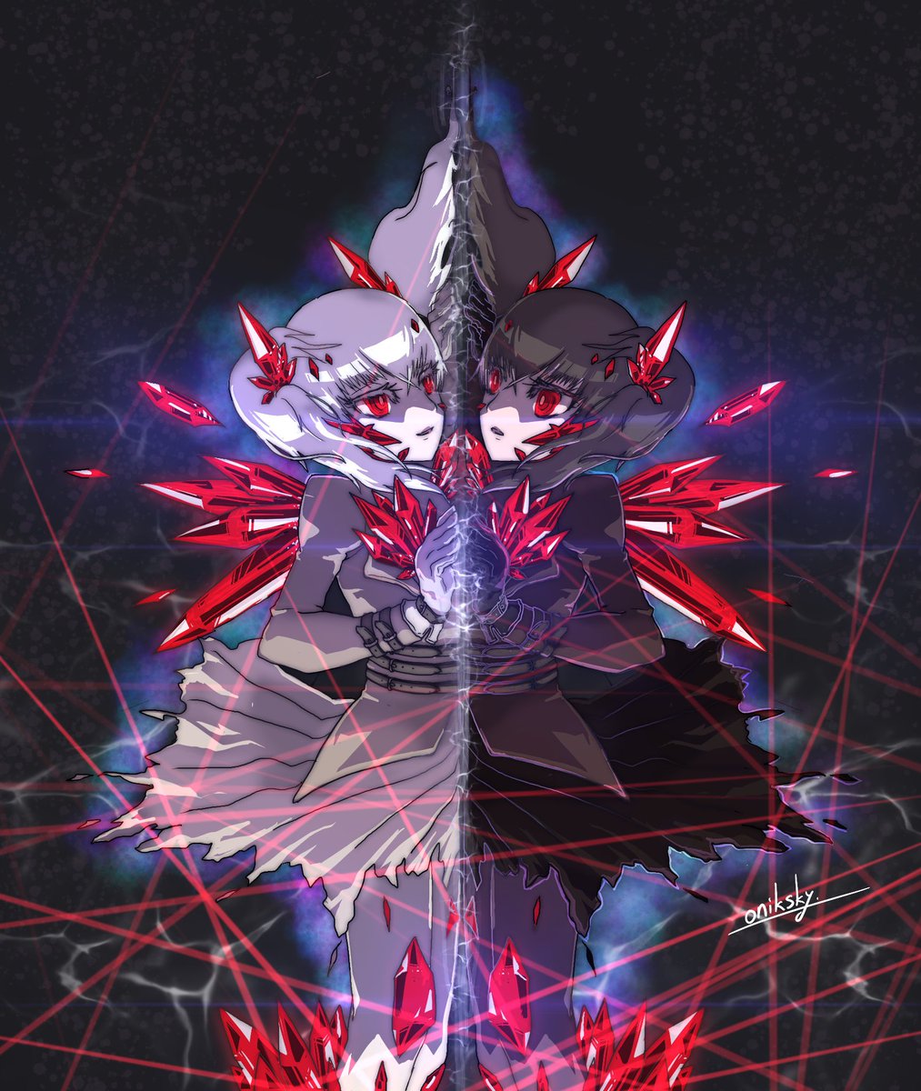 oniksky's tweet image. マキナは半身を探している
 #ingress #machina #fanart