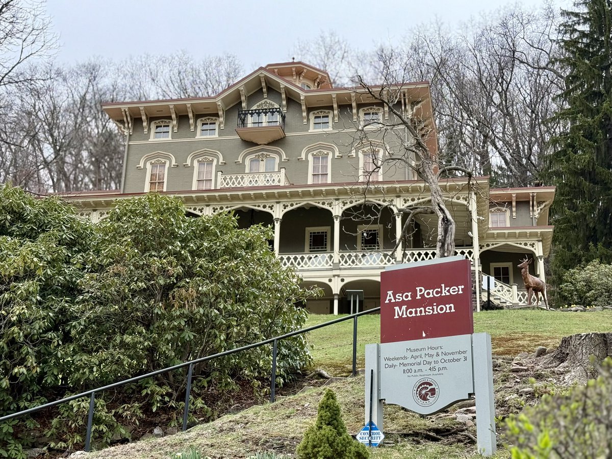 Asa Packer Mansion in Jim Thorpe PA. Lehigh University’s founder.