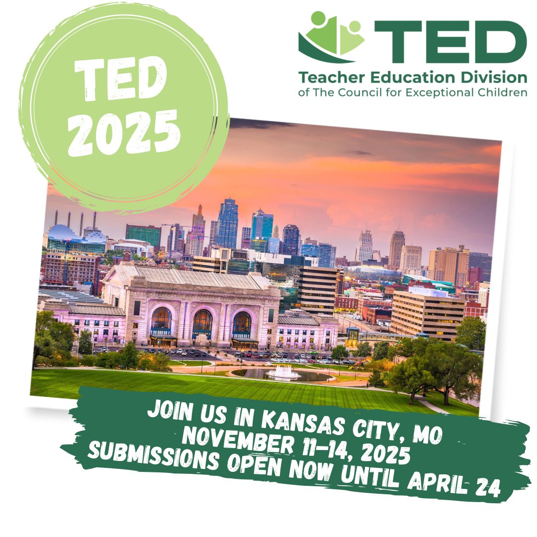 Have you submitted your proposal yet for #TED2025? Submit one today at tedcec.org. We are accepting proposals until April 24!