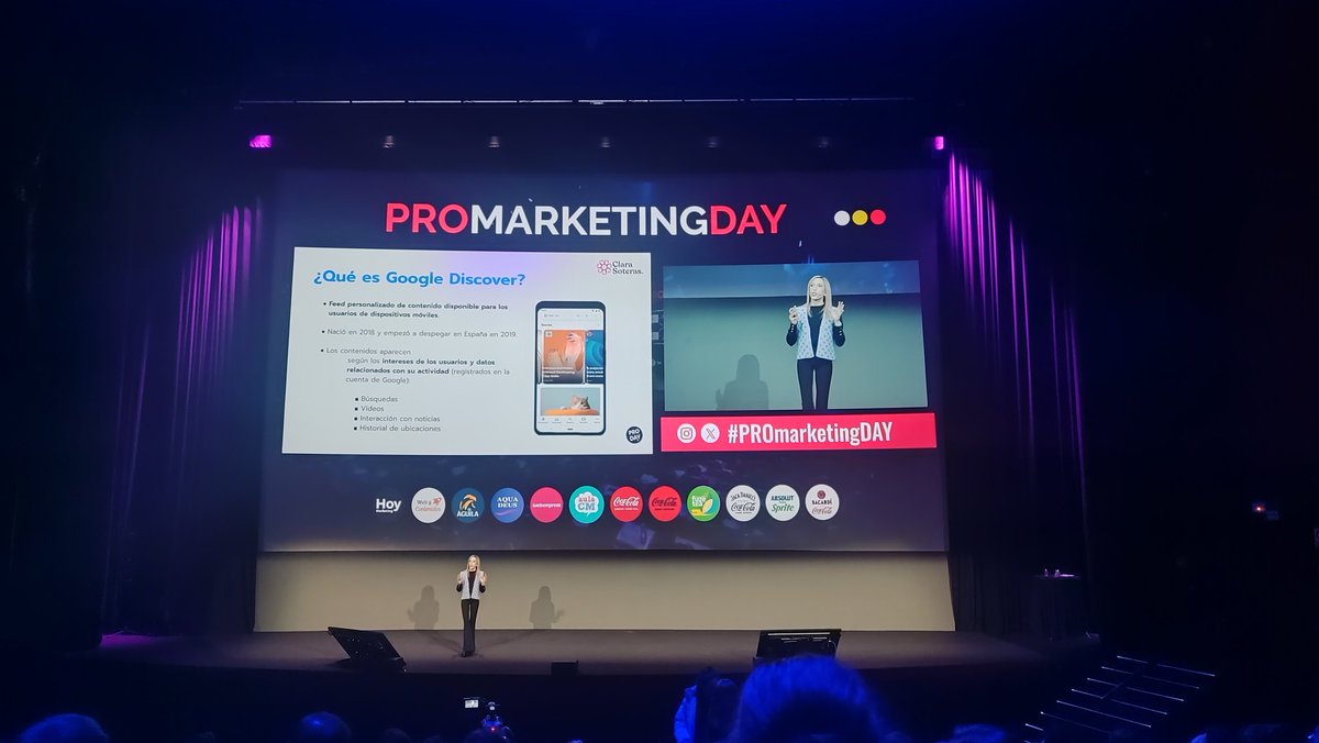 Entrando de lleno en el mundo de Google Discover con Clara Soteras en #PROmarketingDAY 😂

<a href="/aulaCM/">Aula CM - Escuela de Comunicación y Marketing</a> <a href="/promarketingday/">Pro Marketing Day</a>