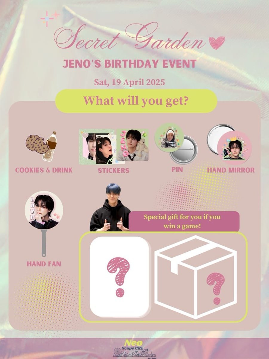 Get ready for exclusive freebies at Jeno's birthday event🤩💚