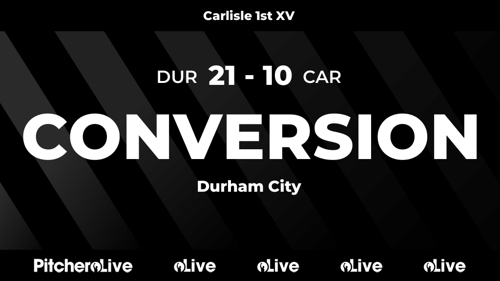 39': Conversion for Durham City
#DURCAR #Pitchero
carlislerugby.club/teams/72797/ma…