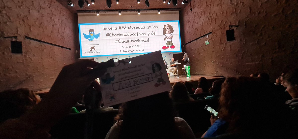 Una gran jornada!!! Gracias <a href="/imgende/">Ingrid Mosquera</a> #ClaustroVirtual #EduJornada #caixaforum