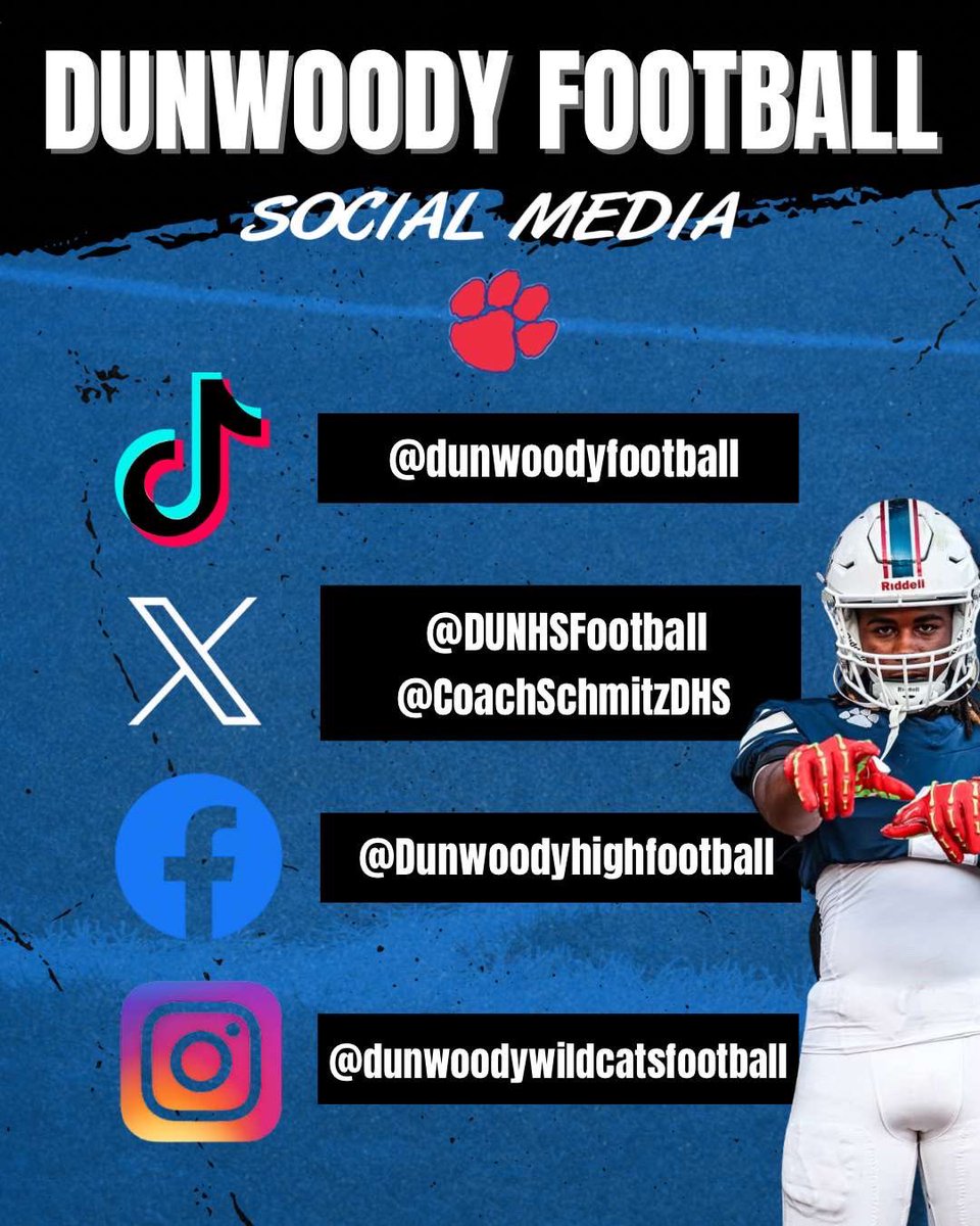 Coach Matt Schmitz (@coachschmitzdhs) on Twitter photo Follow Dunwoody Football <a href="/DunHSFootball/">Dunwoody Football</a> across all platforms. Our student-led Dunwoody Football Media Team will have constant program updates year-round. #ALL_IN Follow Dunwoody Football <a href="/DunHSFootball/">Dunwoody Football</a> across all platforms. Our student-led Dunwoody Football Media Team will have constant program updates year-round. #ALL_IN