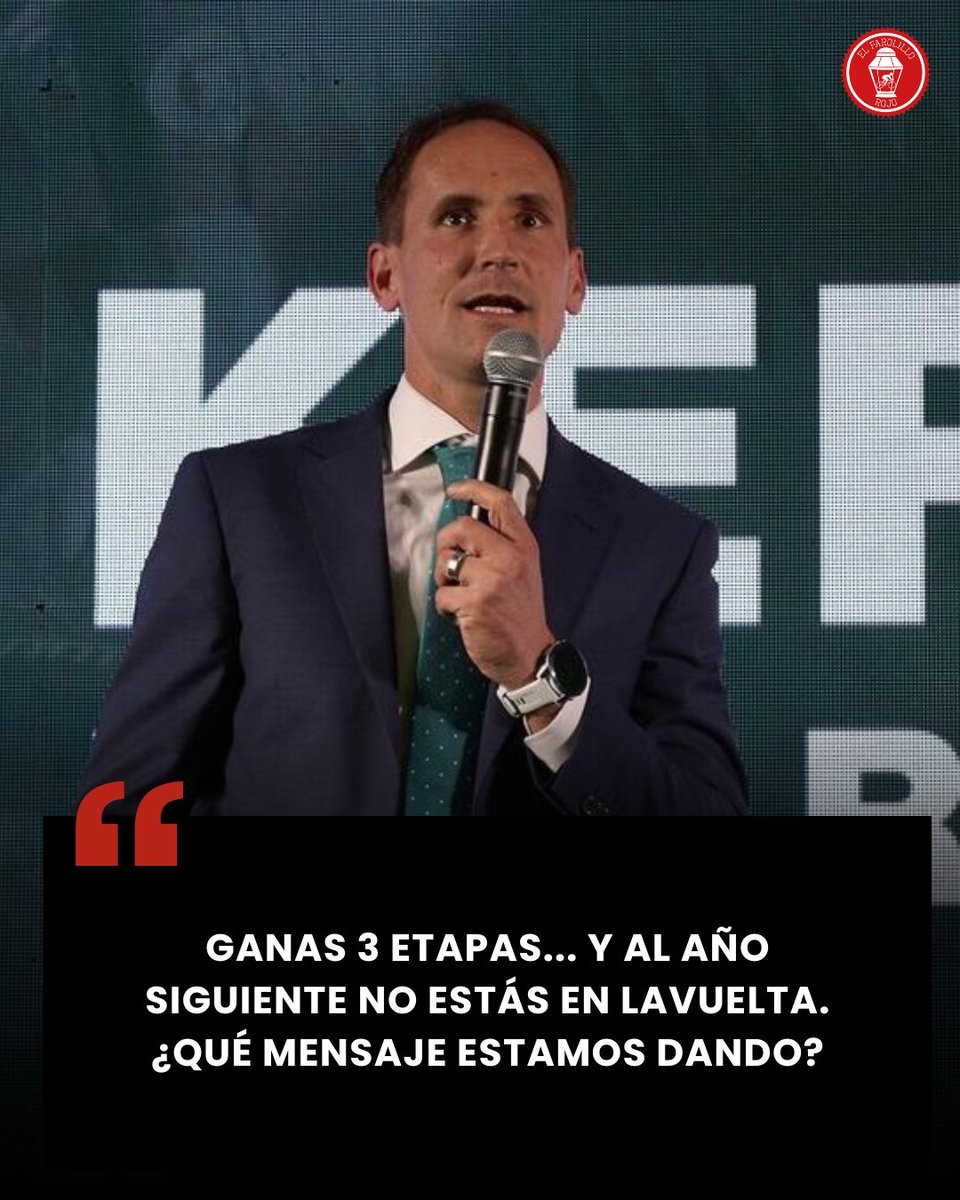 A nadie ha dejado indiferente la exclusión de <a href="/EqKernPharma/">Equipo Kern Pharma</a> de #LaVuelta25 🚴‍♂️

A <a href="/Oroz1/">Juanjo Oroz</a> tampoco, que ya se ha pronunciado con los compañeros de <a href="/marca/">MARCA</a> 🗣