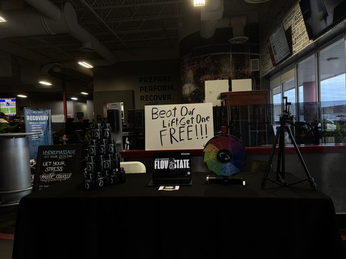 Set up a stand for our nootropic launch! UFC gym Long Island 💪