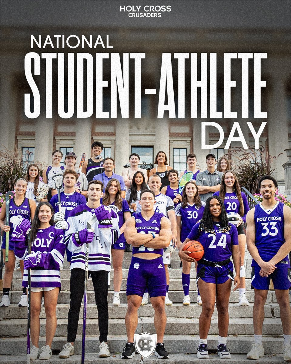 We recognize the outstanding achievements of our student-athletes today ✝️

#GoCrossGo | #NationalStudentAthleteDay