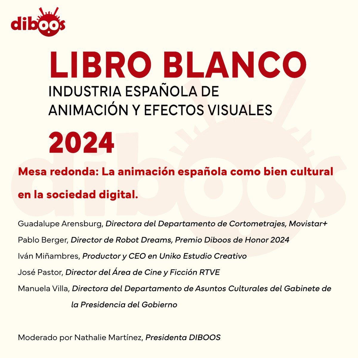 📢 ¡¡ATENTOS!! 📢

Este martes 8 de abril desde las 10:00 presentaremos el Libro Blanco de la Industria Española de Animación y Efectos Visuales 2024.

En este otro panel contaremos con unos ponentes de lujo que hablarán sobre la animación española en el contexto digital.