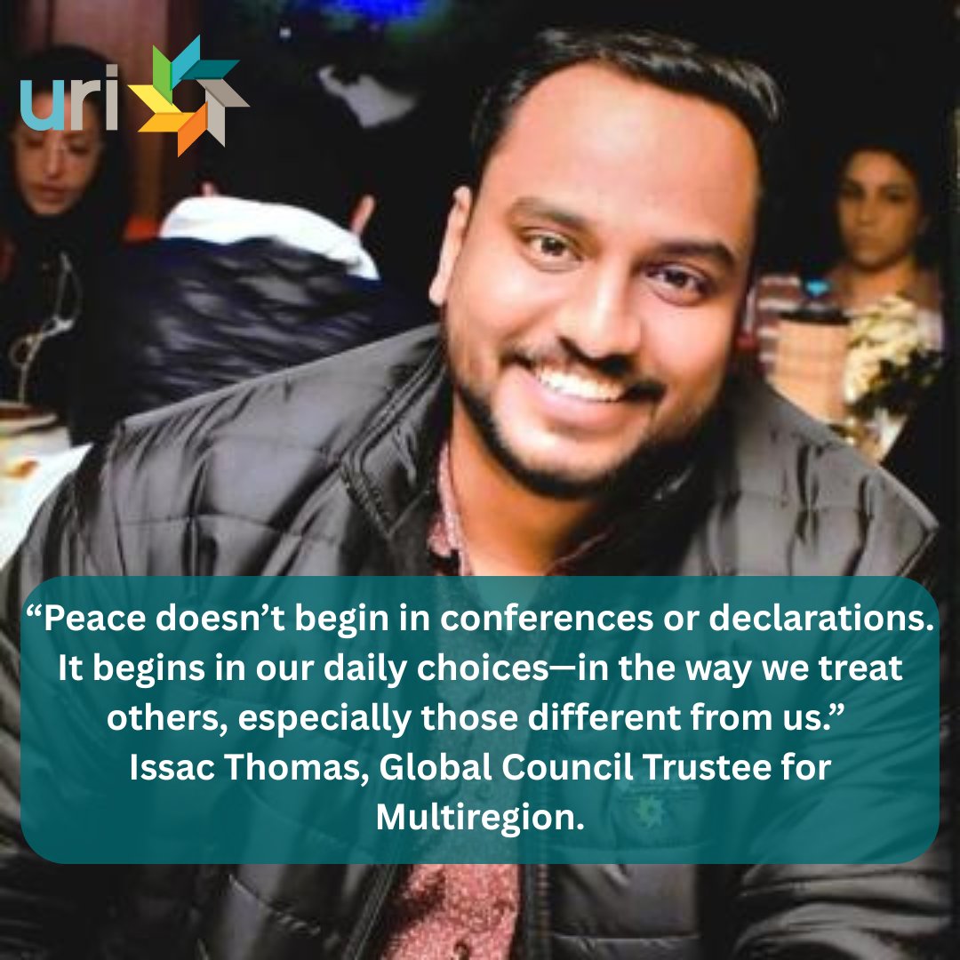 Peacemakers, youth leaders, and interfaith activists from across Malaysia and around the world gathered online to reflect on the importance of the Golden Rule and how we live it in our daily lives.
Read More: uri.org/uri-story/2025….
 #URIGlobal