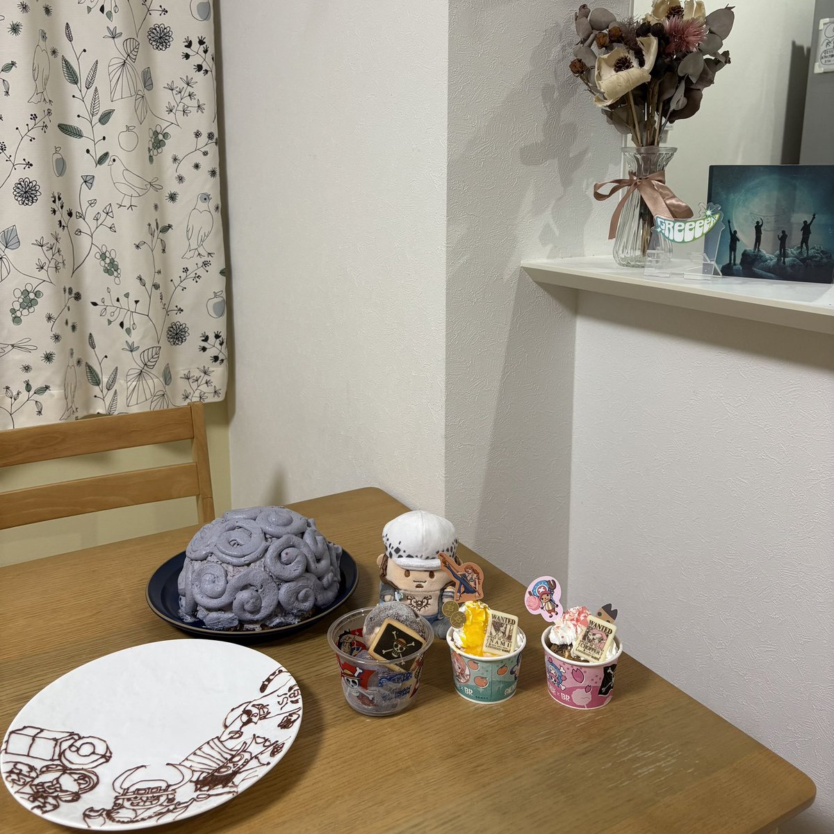8765_KARA's tweet photo. 本日ONEPIECE鑑賞パーティー！！！！
クオリティ高すぎ〜🥺🫶🏻✨
ご飯もケーキも全部美味しかったよ〜いつもアリガトウ！！！！
@GReeeeN_wa https://t.co/FEflM3yNs9