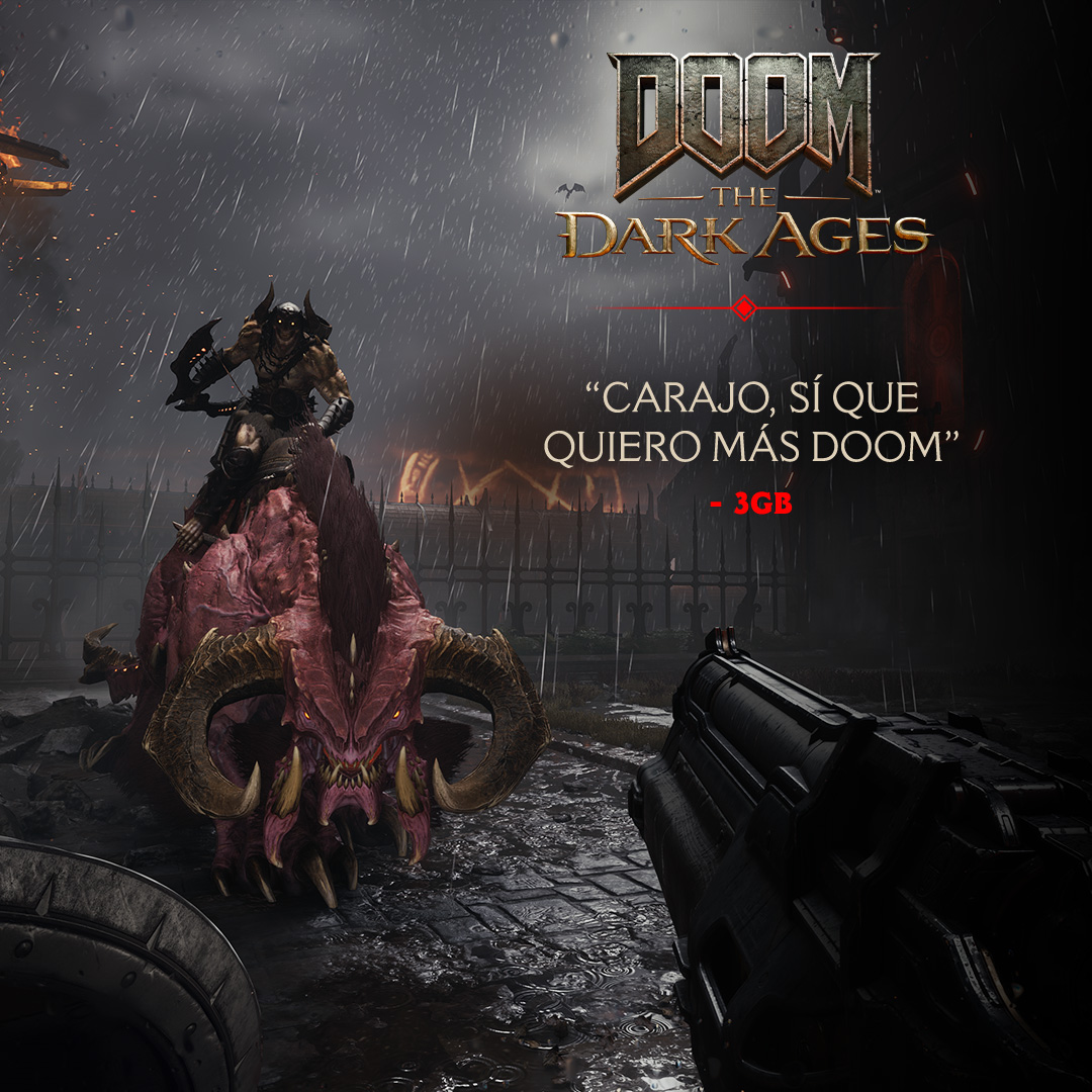 "Carajo, sí que quiero más DOOM" - 3GB

#DOOM

🔗 beth.games/3R3lJHj