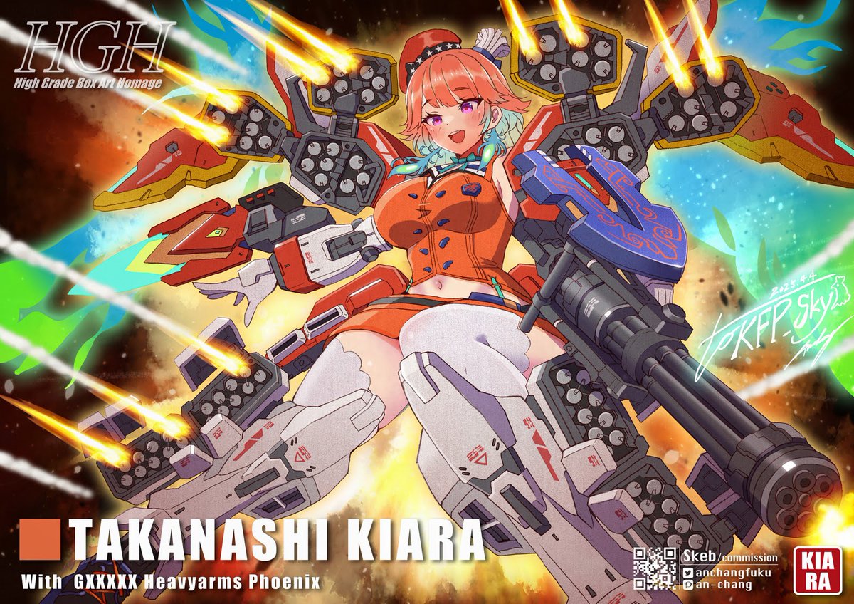 Takanashi Kiara x G🤗dam Heavyarms Phoenix（ORG) “Box Art”
Skeb Commission
#KFPicasso
