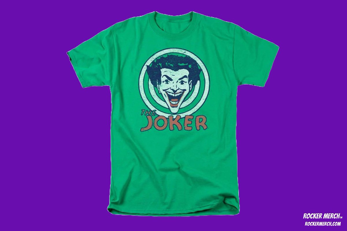 rockermerch's tweet photo. 🎯 Unleash your inner villain with the Officially Licensed Joker Vintage Joke Target T-shirt! 🃏 Distressed Joker head from the iconic 60's Detective Comics.

Grab yours now! 👉 https://t.co/kqHMsdPVuZ

#Joker #VintageStyle #Batman #OfficiallyLicensed #ComicBookFashion https://t.co/KOnduhVAlK