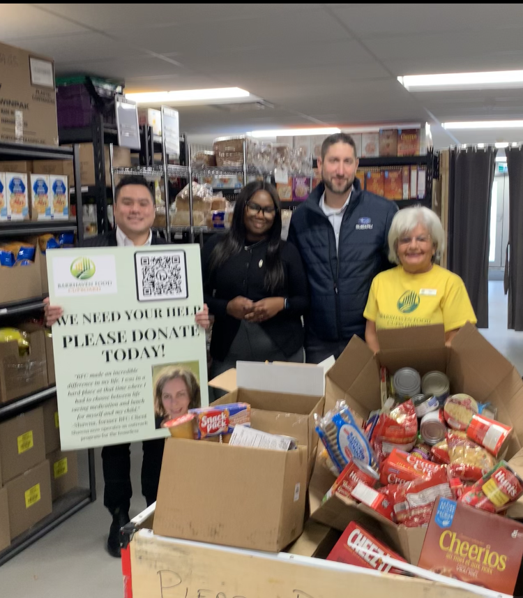 Thank you to Myers Barrhaven Subaru staff who dropped off a load of food they collected through a dealership food drive! #NeighboursHelpingNeighbours