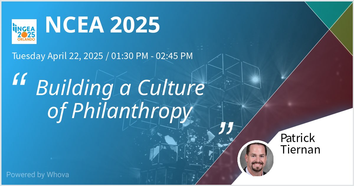 🍊Looking forward to reconnecting with friends and colleagues in Orlando at #NCEA2025 - via #Whova event app