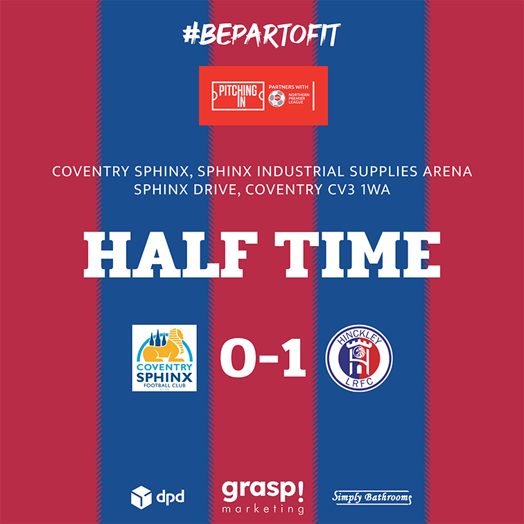 ⚽️A Michael Armstrong goal in the 7th minute puts us one up at half time.
#BePartOfIt #officialnpl #hinckley