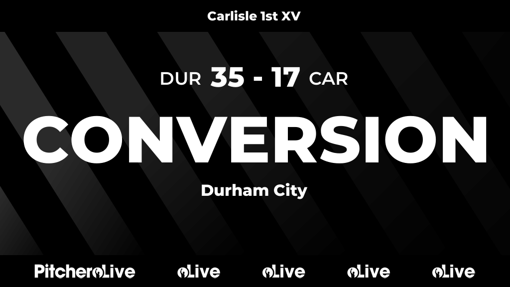 56': Conversion for Durham City
#DURCAR #Pitchero
carlislerugby.club/teams/72797/ma…