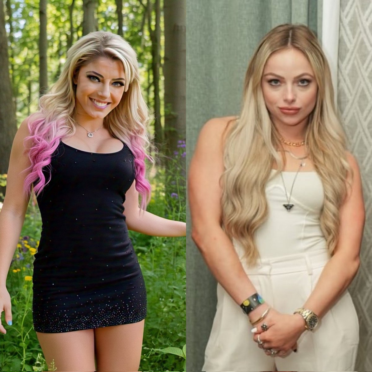 WWENewsUpdates2's tweet image. Alexa Bliss or Liv Morgan..?