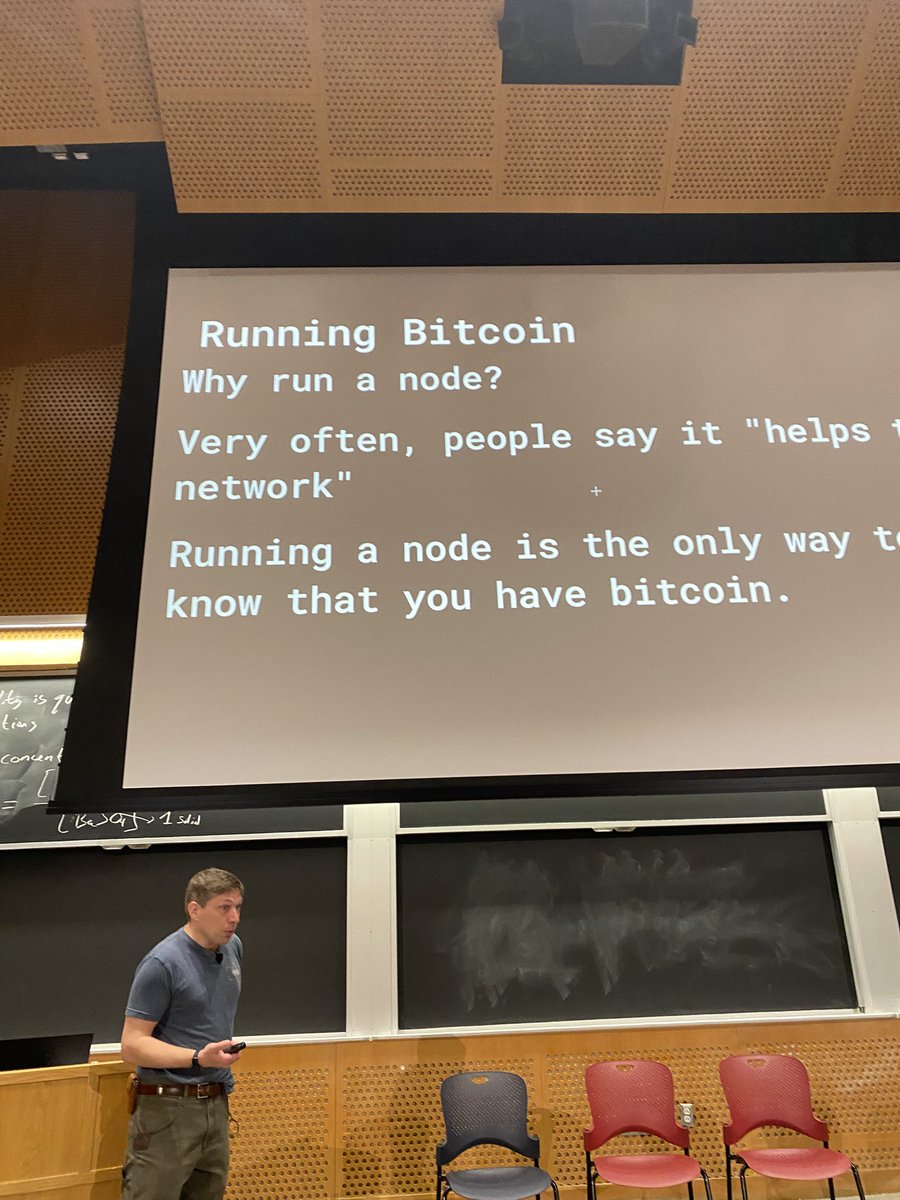 satsie (@satsie) on Twitter photo Why run a node? Running a node is the only way to know you have bitcoin. - <a href="/tdryja/">Tadge Dryja</a> <a href="/MITBitcoinClub/">MIT Bitcoin Club</a> #mitbitcoinexpo Why run a node? Running a node is the only way to know you have bitcoin. - <a href="/tdryja/">Tadge Dryja</a> <a href="/MITBitcoinClub/">MIT Bitcoin Club</a> #mitbitcoinexpo