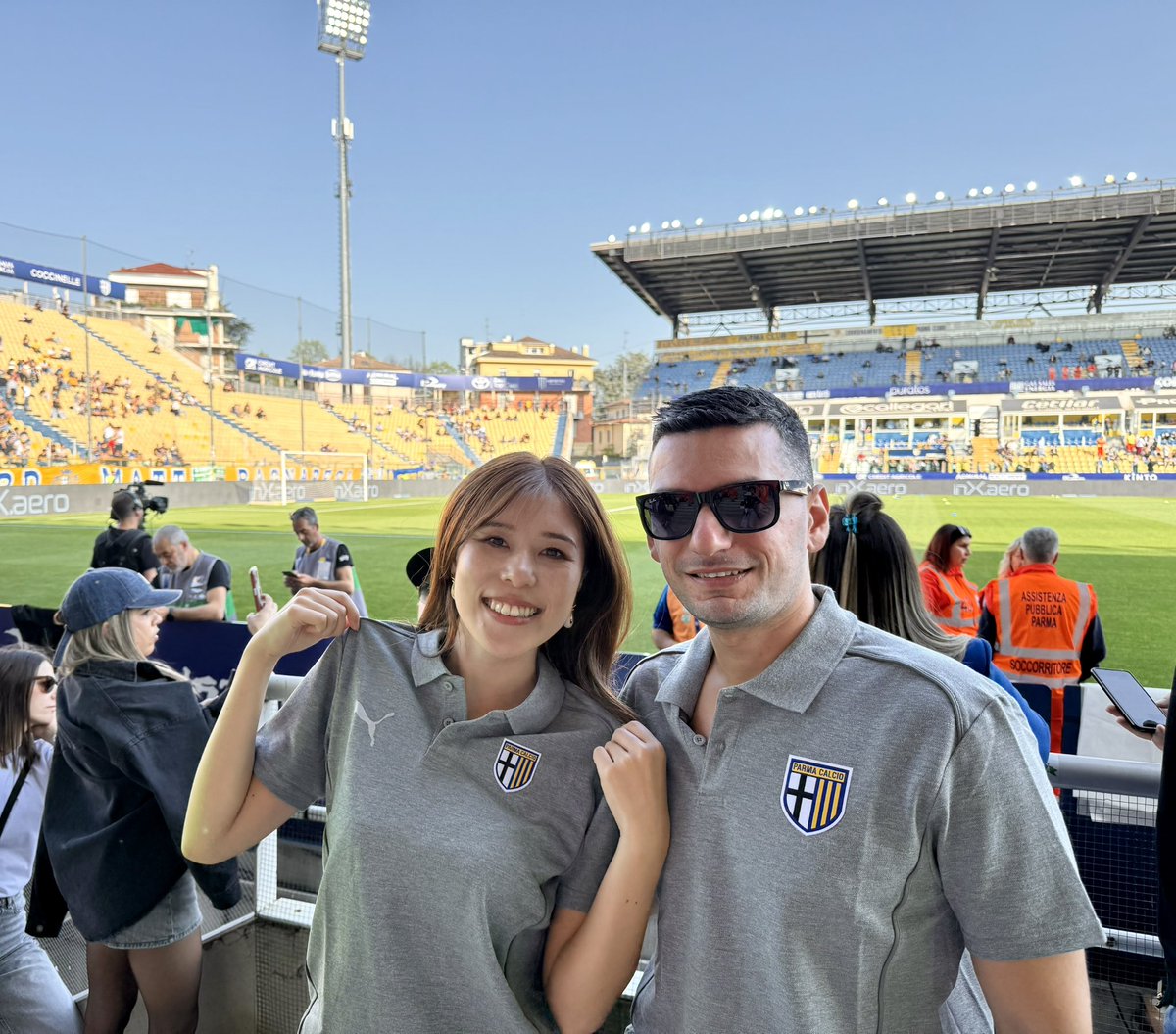 We managed to get the ticket really last minute!
Forza Parma💙💛
パルマに勝利を🏅
<a href="/1913parmacalcio/">𝐏𝐚𝐫𝐦𝐚 𝐂𝐚𝐥𝐜𝐢𝐨 𝟏𝟗𝟏𝟑</a> <a href="/ParmaCalcio_en/">Parma Calcio 1913</a>