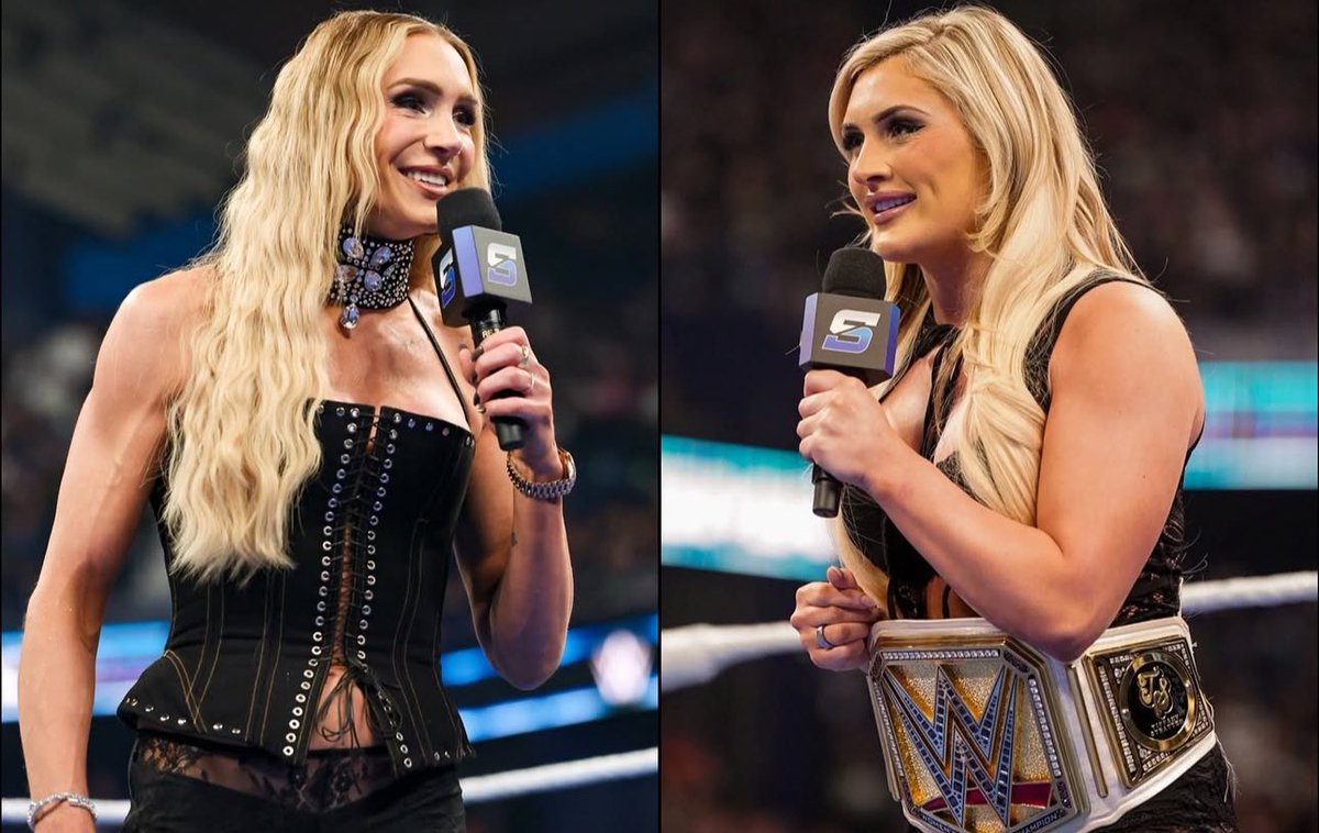 WrestleOps's tweet image. The Tiffany Stratton and Charlotte Flair segment last night went way off the planned back and forth verbiage.

In regards to Tiffany’s ‘0-3’ line, the belief among those spoken with this morning is that she fired away on Charlotte in retaliation for how Flair &quot;ate her up&quot; on a…