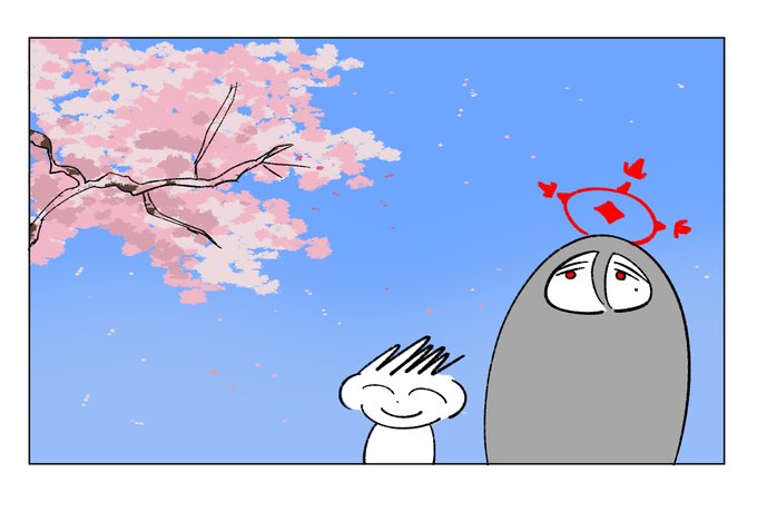 #ブルアカ
桜が綺麗だったのでかんたんハスミ描いた 